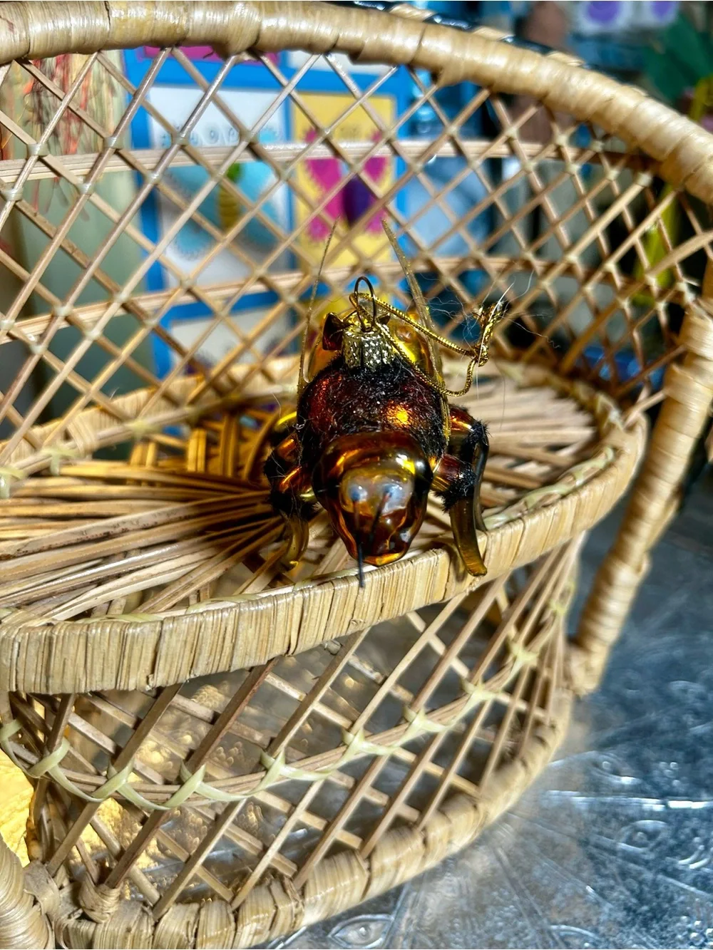 Used Kurt Adler Noble Gems Honey Bee Ornament